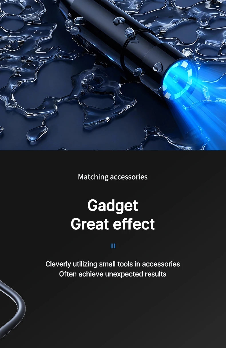Endoscope Camera with Light, 8mm 1080P HD Borescope, IP67 Waterproof Snake Camera，Inspecting Walls, Automotive Engines, Pipes