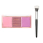 3-Color Cheek Red Plate Nude Makeup Natural Matte Milk Tea Orange Eye Shadow Makeup Lasting High Color Rendering Invisible