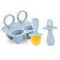Baby Fruit and Vegetable Mold Silicone Hand Ring Popsicle Mold Baby Teething Teether Ice Cream Mold Baby Food Storage Container