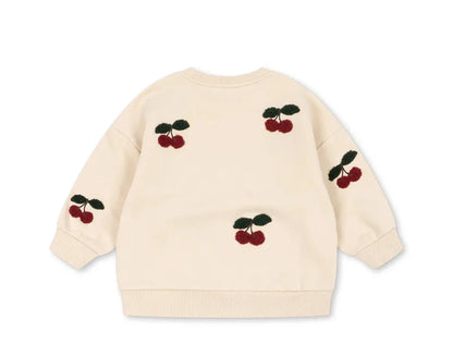 2026 KS Autumn Baby Boys Cotton Sweatshirts Tennis Pullovers Shorts Sets Kids Clothes Girls Cherry Sweatshirts Hoodies Trousers