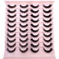 16 Pairs 3D Mink Lashes Natural False Eyelashes Dramatic Volume Fake Lashes Makeup Eyelash Extension Silk Eyelashes