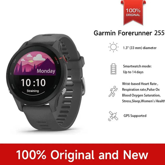 Garmin Forerunner 255 Running Riding SwimmingProfessional Triathlon Marathon Track and Field Training Outdoor Smartwatch