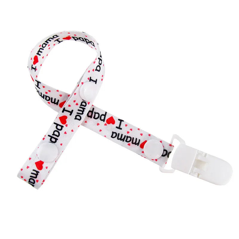 Adjust Baby Pacifier Clip Chain Ribbon Dummy Holder Chupetas Soother Pacifier Clips Leash Strap Nipple Holder for Infant Feeding