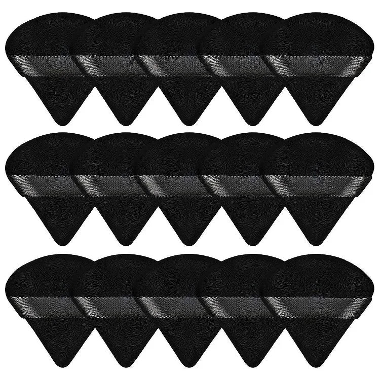 10PCS Triangle Finger Makeup Puff Soft Sponge Blender Wet Dry Powder Puff Reusable Portable Daily Face Cosmetic Beauty Tools