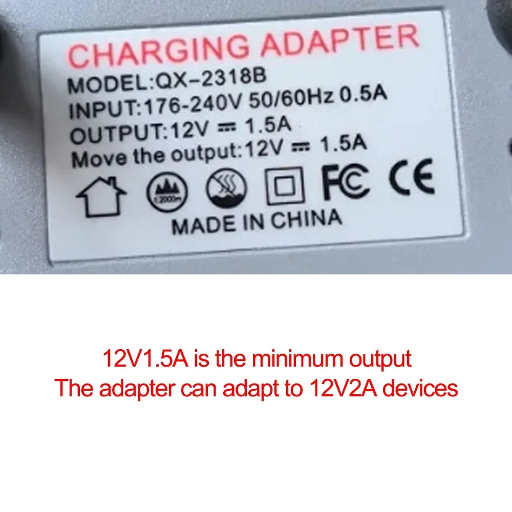 DIFANG DC12V UPS Power Supply for WiFi Camera Outdoor Battery Backup Power Adapter 7500mAh Battery Emergency Power