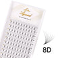 AGUUD 5 Trays/Lot Thin Roots Slim Base Premade Fans Lash Sharp Pointy Base Promade Russian Volume Fans Eyelash Extensions Faux