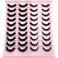 16 Pairs 3D Mink Lashes Natural False Eyelashes Dramatic Volume Fake Lashes Makeup Eyelash Extension Silk Eyelashes