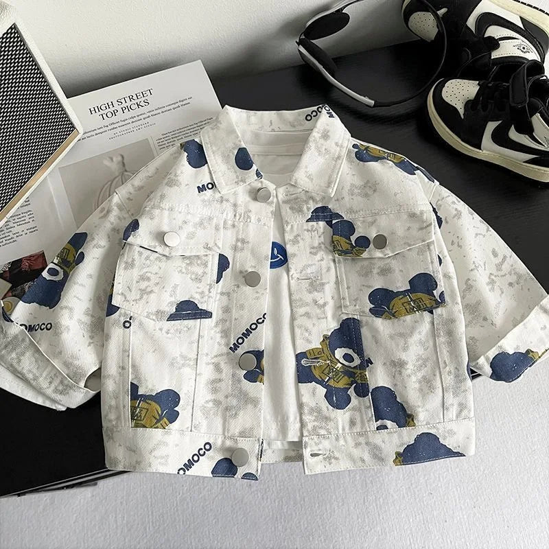 2026 New Boys Spring Autumn Jacket Fashion Casual Coat For Kids Toddler Baby  Outerwear All Match Streetwear Children Clothing