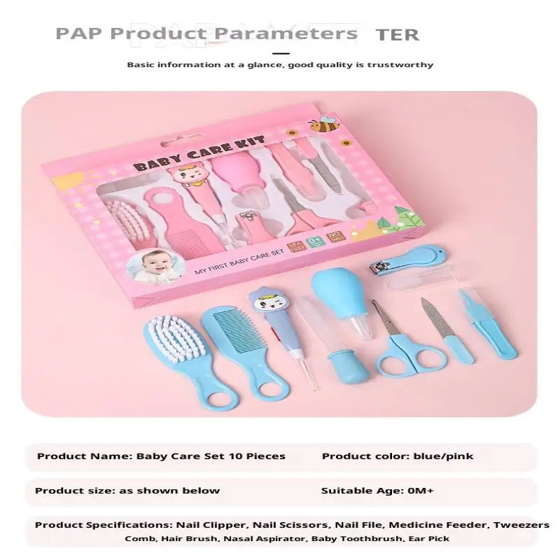 Hot Sale 13pcs Comb Grooming Baby Care Kit Baby Portable Tool Grooming Nail Care Set