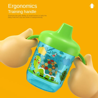 Duckbill Training Cup with Handles for Infants Baby Special Water Cup for Toddler Boy Girl Learning Independent Drinking Cup