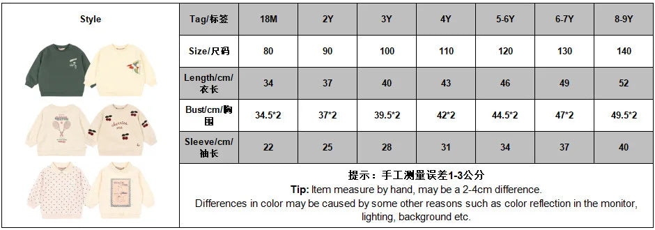 2026 KS Autumn Baby Boys Cotton Sweatshirts Tennis Pullovers Shorts Sets Kids Clothes Girls Cherry Sweatshirts Hoodies Trousers
