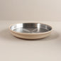 Simple design Stainless Steel Baby Plate with Silicone Suction,  Large Double Layer Dinner Plate for Toddlers