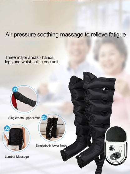 Thigh Air Compression Pressure Massager Home Use Relieve Varicose Veins Leg Massager Machine Promote Blood Circulation Relieve