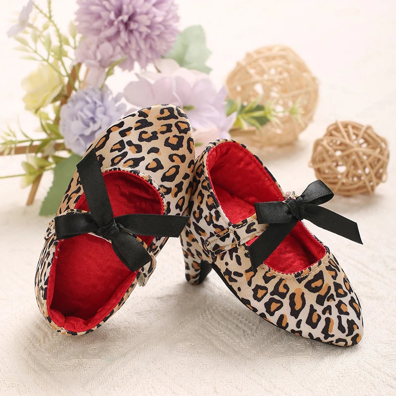 2026 New Infant Newborn Baby Girl High Heels Shoes Princess Bow First Birthday Party Shoes Photo Props Shoes 0-12M