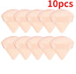 10PCS Triangle Finger Makeup Puff Soft Sponge Blender Wet Dry Powder Puff Reusable Portable Daily Face Cosmetic Beauty Tools