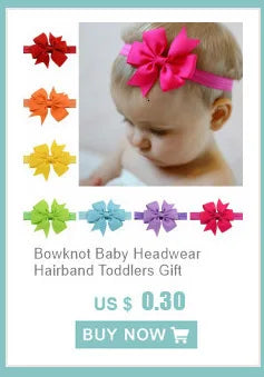 1 Piece Baby Headband Girl Bandage Ribbon Bowknot Infant Kids Hair Accessory Newborn Bow Crystal Toddler Band Headwear