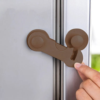 1PC Durable Small Household Cabinet Locks Adhesive Proofing Latches Multi-Purpose Drill-free Safety Lock