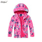 Dubbped Girl Polar Fleece Waterproof Jacket Spring Autumn Children Coats Sport Casual Kids Jackets Double-deck Windproof Jackets