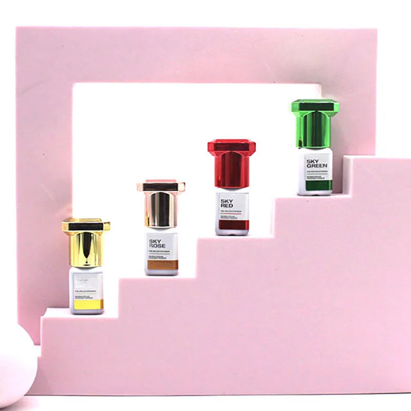 SKY ROSE/RED/GREEN/GOLD Glue 5ml Fake Eyelashes Makeup Tools With Sealed Bag Adhesive Non-irritating women's Necessaries