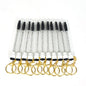 20/50pcs Sparkling Lash Mascara Tube with Black Keychain Mascara Wand Applicator for Eyelash Extension Eyebrow Comb Makeup Brush