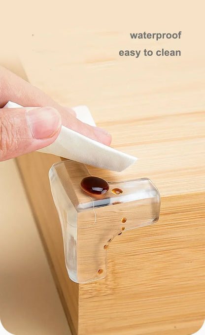 Baby Safety Silicone Kids Proofing Edge Protector Soft Transparent Children Anti Collision Table Corner Edge Protection Cover