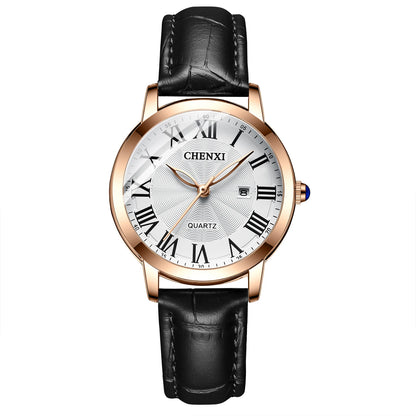 CHENXI New Women Watch Top Luxury Brand Waterproof Ladies Watches Fashion Dress Leather Quartz Wristwatches Relogio Feminino