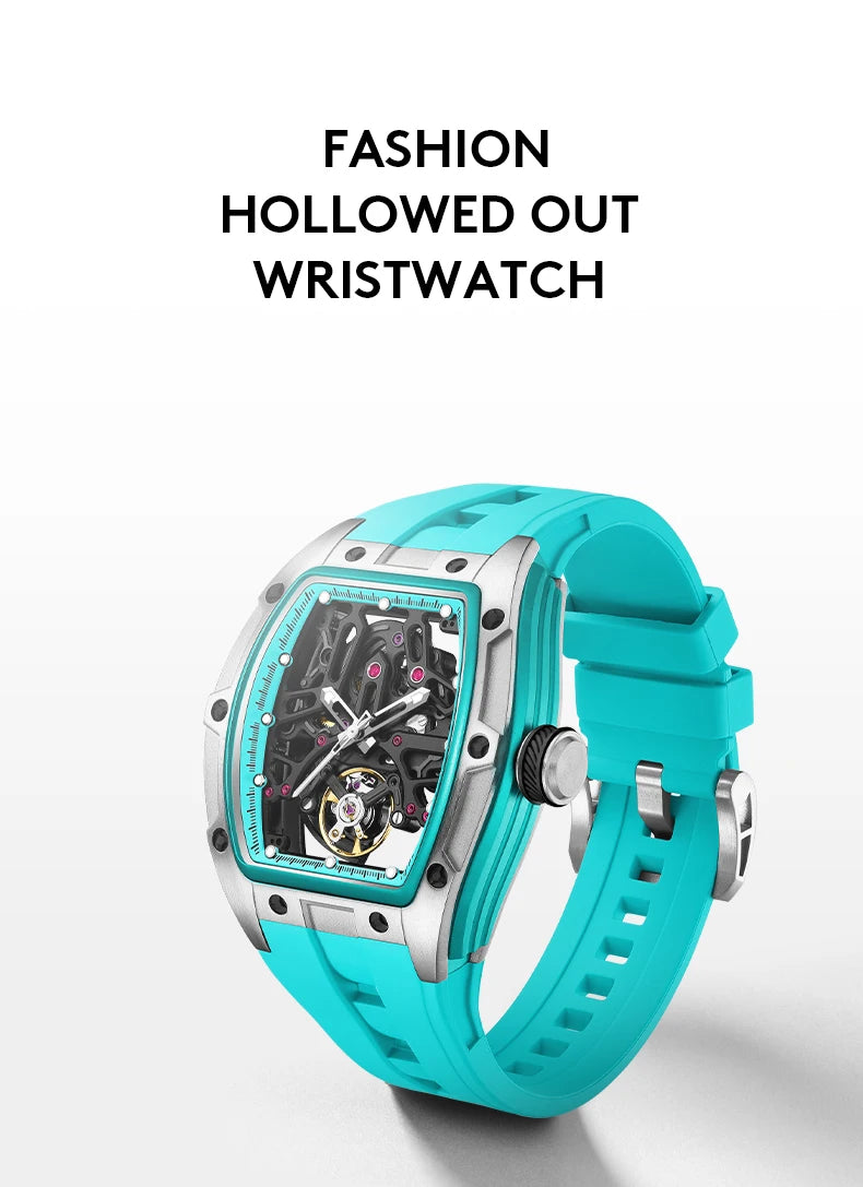 Mechanical Watch 2026 Luminous Transparent Steel Case Tourbillon Automatic Luxury Skeleton Dial Wholesale Gorman Watch