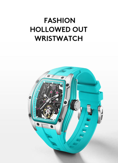 Mechanical Watch 2026 Luminous Transparent Steel Case Tourbillon Automatic Luxury Skeleton Dial Wholesale Gorman Watch