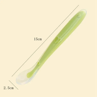 2/1pcs Silicone Spoon for Baby Infant Feeder Spoons for Children Kids Soft Safety Feeding Spoons BPA Free Baby Utensils Flatware