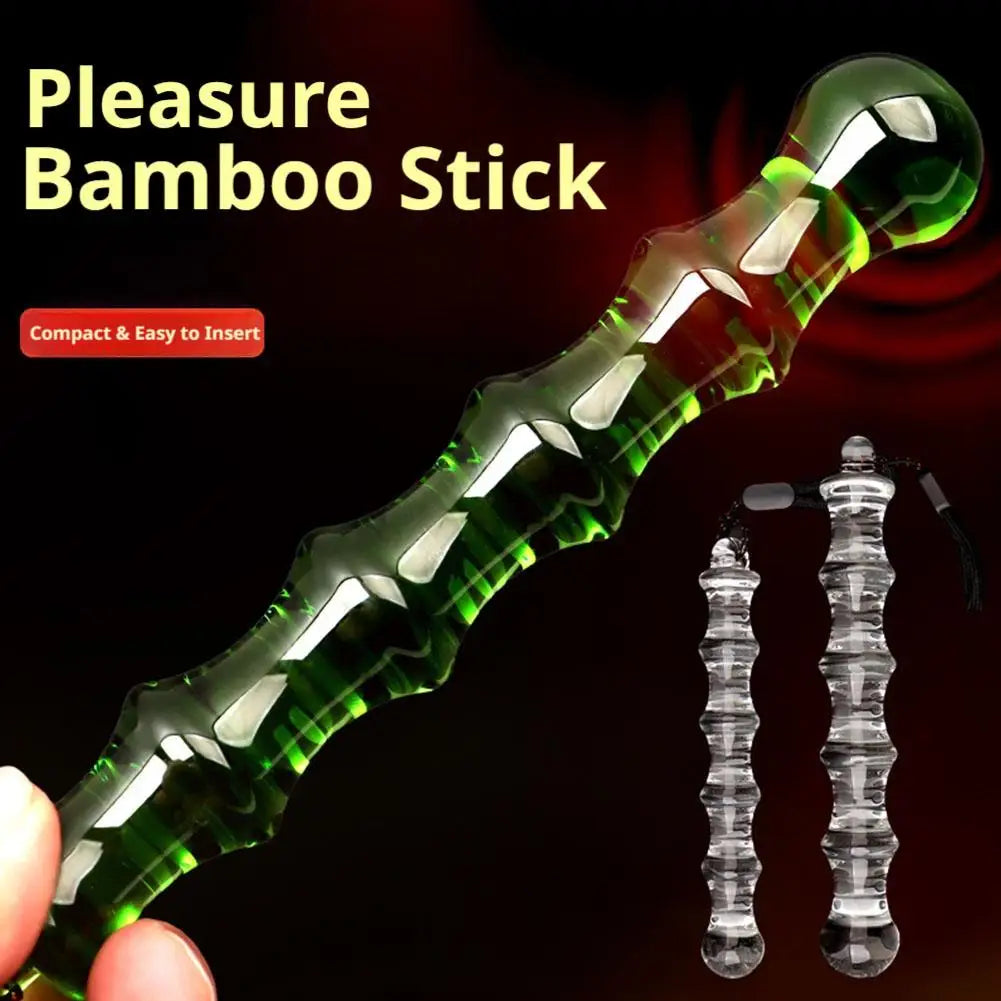 Smooth Resin Jade Massage Stick Bamboo Joint Acupoint Trigger Point Massager For Neck Shoulder Muscle Relax