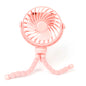 Fan for Cart Stroller Fan Portable Outdoor Fan Clip On for Baby 500mAh USB Rechargeable Handheld Electric Fan for Home 3 Speeds