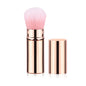 1pc Retractable Brush Makeup Brush Powder Blusher Powder Brush Mini Multi-function Portable With Aluminum Handle