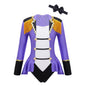 Childrens Showman Bodysuit Tassel Leotard Circus Ringmaster Cosplay Costumes Kids Girls Carnival Party Performance Jumpsuit