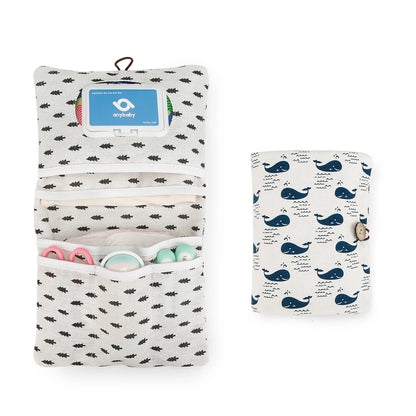 Travel Diaper Bag Diaper Compartment Diaper Organizers Diaper Holder Portable Button Diaper Container Polyester Cotton Baby Stor
