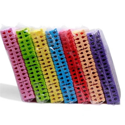 50/100/500pcs Pink Sponge Finger Toe Separators Nail Polish Feet Care Toe Separators Manicure Pedicure Nail Art Tool Wholesale