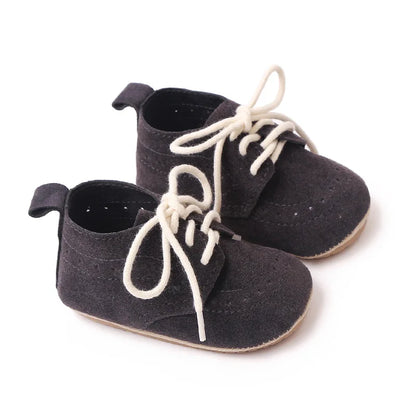 Newborn Baby Shoes Baby Boy Girl Shoes Classic Leather Rubber Sole Anti-slip Toddler First Walkers Infant Girl Shoes Moccasins