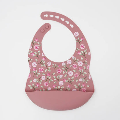 Customize Cartoon Animal Silicone Baby Bib with Name & Pattern Food-Grade Solid Feeding Bib DZ31