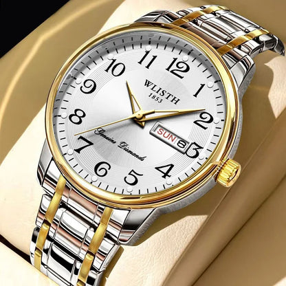 Luxury Women Watch Quartz Watch Digital Wristwatch Waterproof Calendar Luminous Watch Fashion Business Light Man Clock Watches