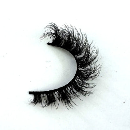 New Cat Eye Artificial Mink Eyelash 3D Curling Natural and Realistic Messy Tail Eye Extended Soft Eyelash