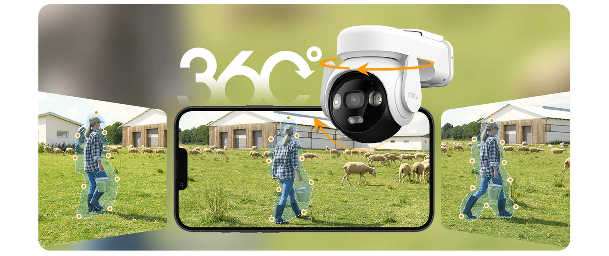 IMOU AOV KIT Camera 3K Wifi Or 4G Security outdoor Camera Smart PIR Detection Battery/Solar Powered IP Camera Two-way Talk