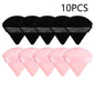 10PCS Triangle Finger Makeup Puff Soft Sponge Blender Wet Dry Powder Puff Reusable Portable Daily Face Cosmetic Beauty Tools