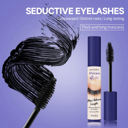 5D Waterproof Mascara Eyelashes Lengthening Long Lasting Silky Lash Black Eyelashes Extension Make Up Beauty Eye Korean Cosmetic