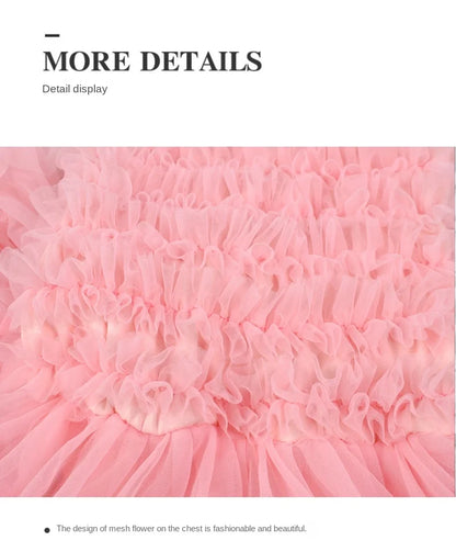 Girls Tutu Dress for Girls Baby Ball Gown Princess Party Vestido Casual Ruffled Bubble Photography Dresses Children Clothes L017