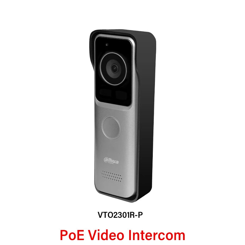 Dahua 2MP PoE Doorbell Camera HD Night Vision Video Intercom APP Remote unlock IP65 IP Villa Door Station Web config VTO2301R-P