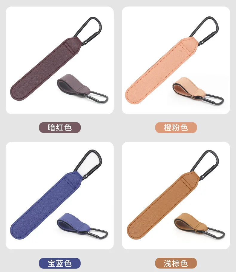 1/2pcs PU Leather Baby Bag Stroller Hook Pram Rotate 360 Degree Rotatable Cart Organizer Pram Hook Stroller Accessories