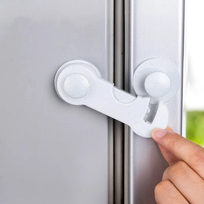 1PC Durable Small Household Cabinet Locks Adhesive Proofing Latches Multi-Purpose Drill-free Safety Lock