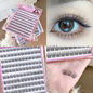 No-Glue False Eyelashes Easy 3-Step Application Natural Glue-free False Eyelashes DIY Lashes for Beginners with Sunflower Desig