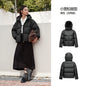 Semir Down Jacket Women Solid Color Loose Versatile 2025 Winter New Waterproof Oil-proof Stain-proof Hooded Coat Down Jacket
