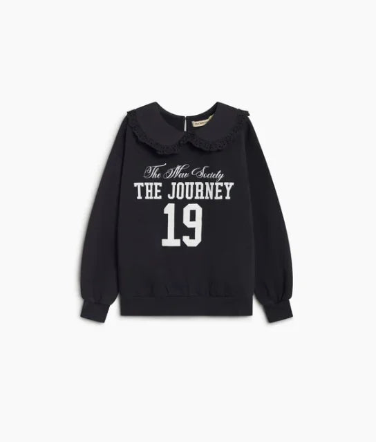 New Trend 26Aw TNS Style Pure Cotton Sweatshirt Top for Boys and Girls Pretty Girls