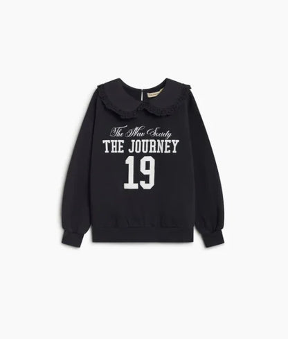New Trend 26Aw TNS Style Pure Cotton Sweatshirt Top for Boys and Girls Pretty Girls